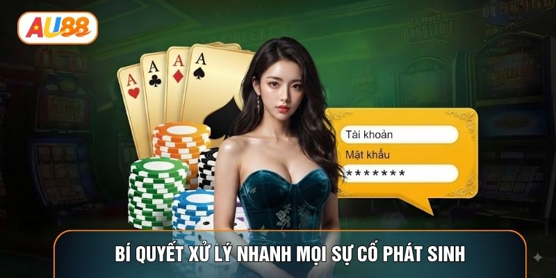 Bí quyết xử lý nhanh mọi sự cố phát sinh Bí quyết xử lý nhanh mọi sự cố phát sinh