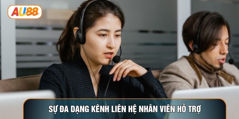 Sự đa dạng kênh liên hệ nhân viên hỗ trợ Sự đa dạng kênh liên hệ nhân viên hỗ trợ